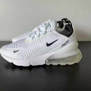 NIKE AIR MAX 270 WHITE/BLACK WOMENS 6.5 | NO BOX